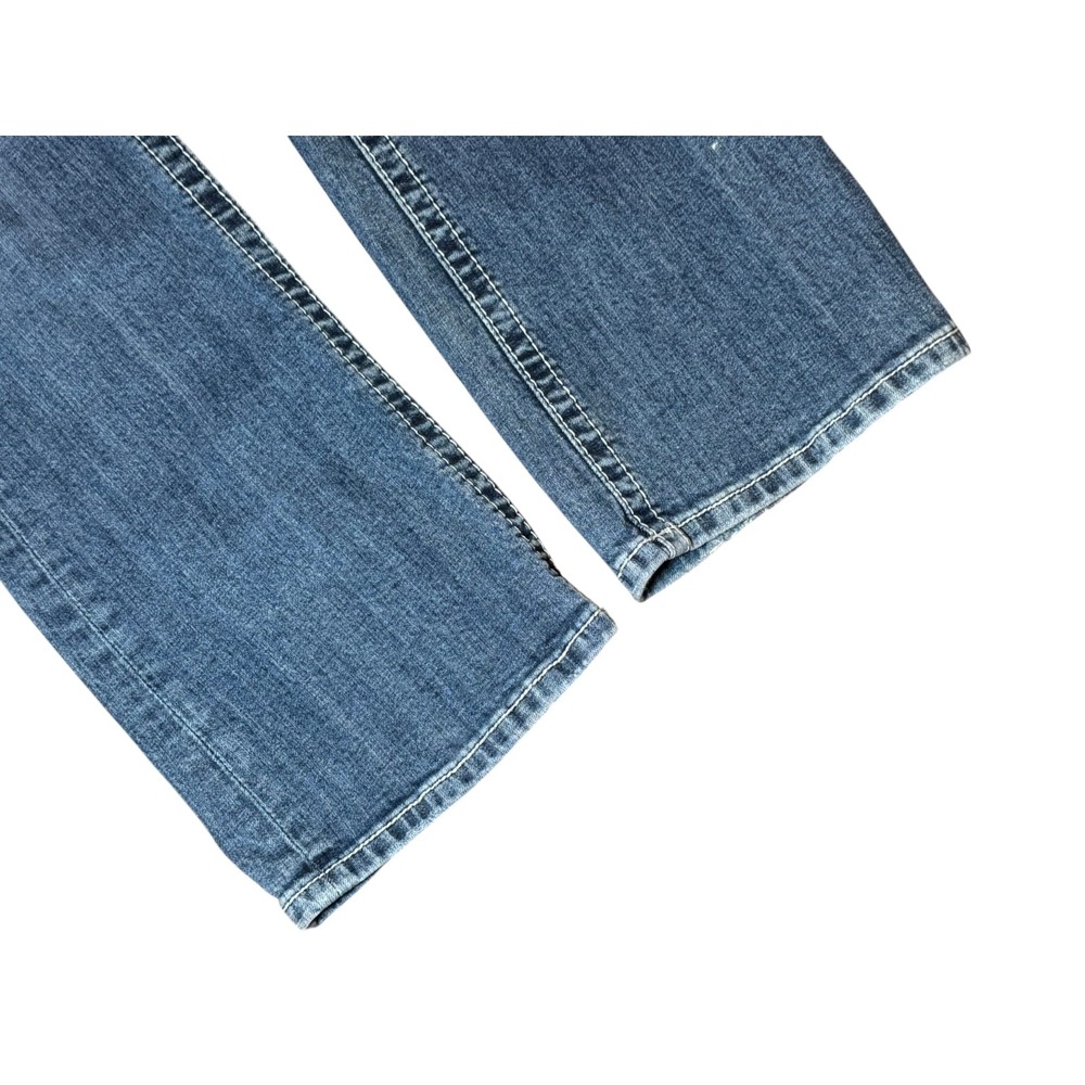 Miss Me Jeans Signature Boot Cut Jeans 31 X 34 Lace Pockets JW6171B - Picture 8 of 12